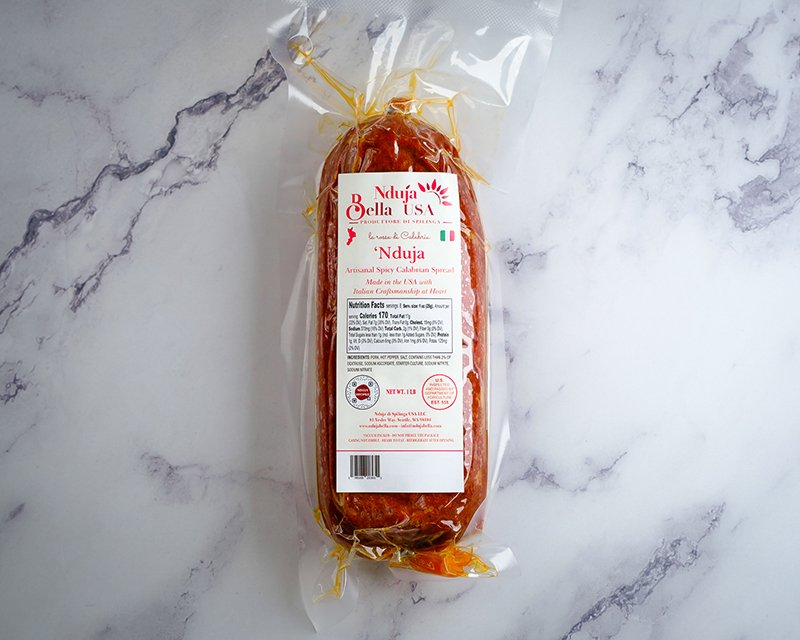 8 oz traditional Calabrian nduja handcrafted by Nduja Bella