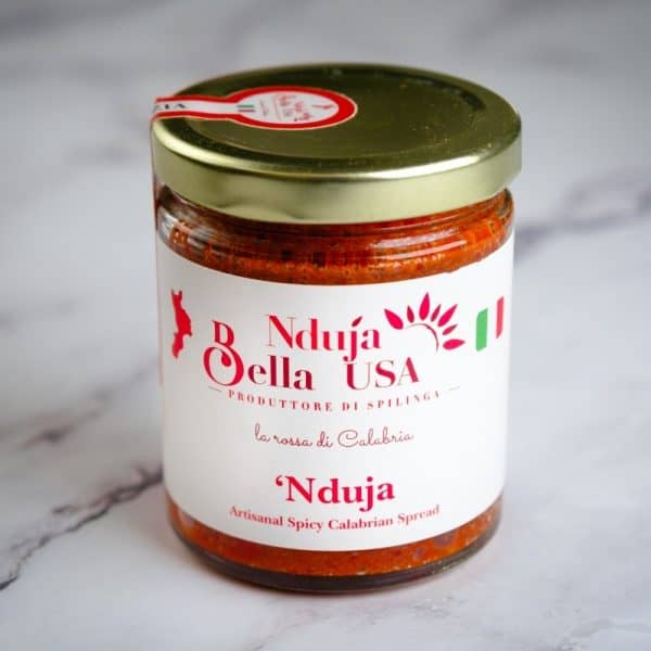 Spreadable Calabrian nduja jar handcrafted by Nduja Bella